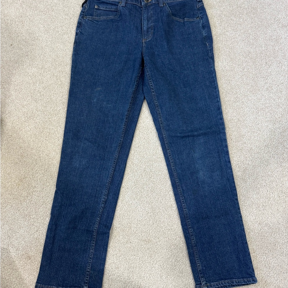 Duluth Trading Co Men's Dark Blue Straight Jeans